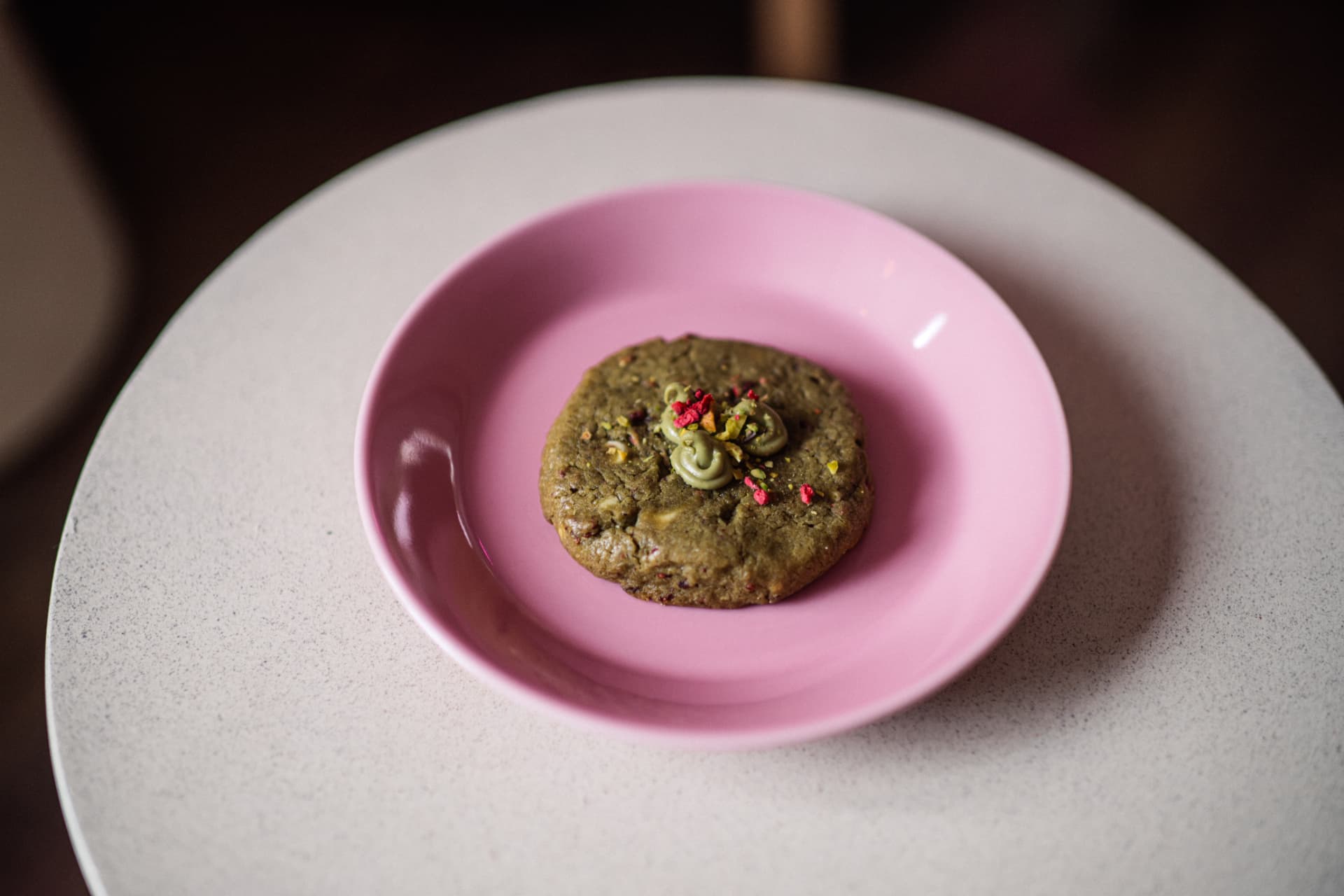 Pistachio Raspberry